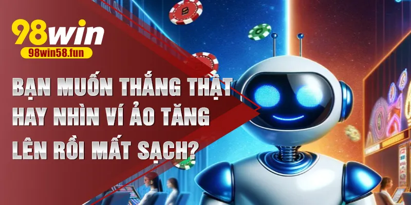 Bạn muốn thắng thật hay nhìn ví ảo tăng lên rồi mất sạch?