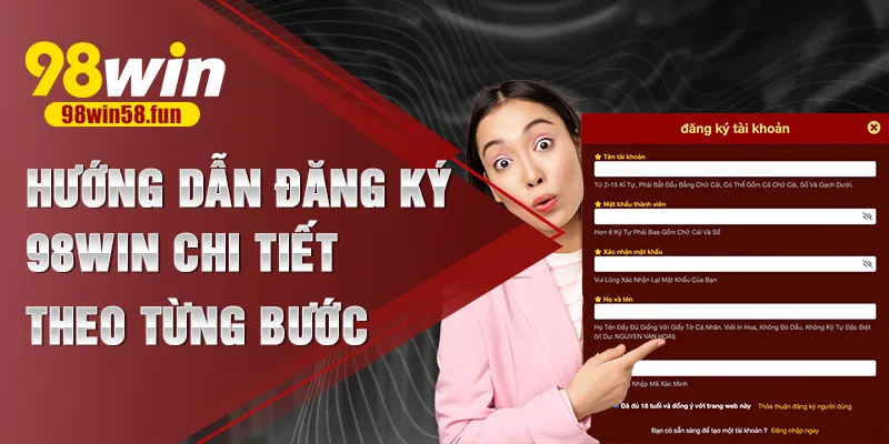đăng ký 98win