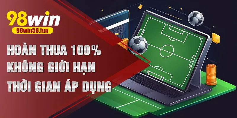 Hoàn thua 100% không giới hạn thời gian áp dụng